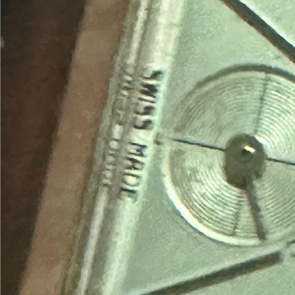 VINTAGE WALLET BILLFORD CARD HOLDER WITH HANOVER (SWISS) WATCH GENUINE ALLIGATOR - Picture 3 of 13